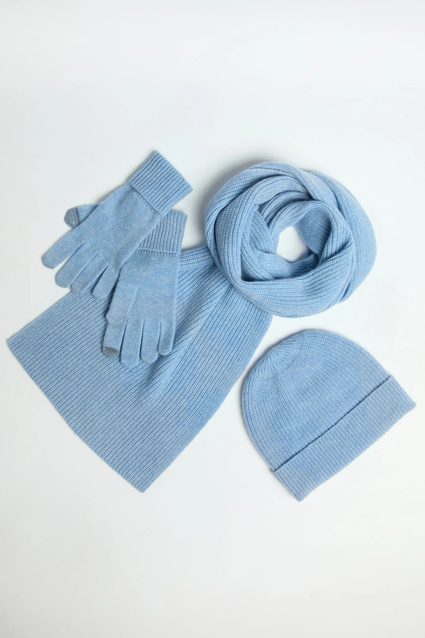 Foxford Cashmere Cosy Bundle in Blue