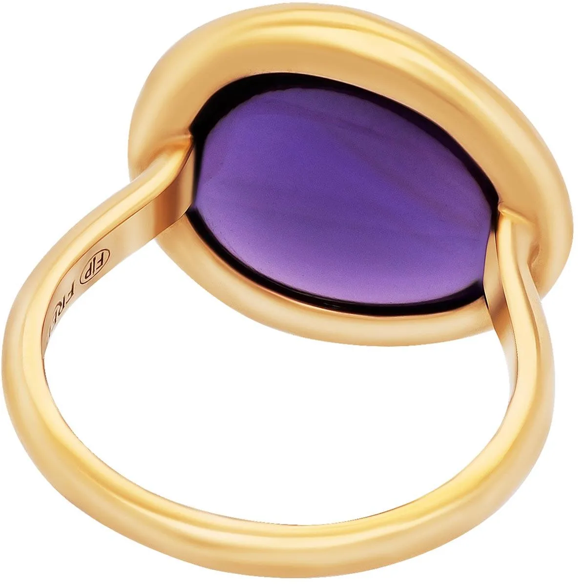 Fred of Paris Women's Ring - Belles Rives 18K RG Amethyst, Size 6.5 | 4B0813-053