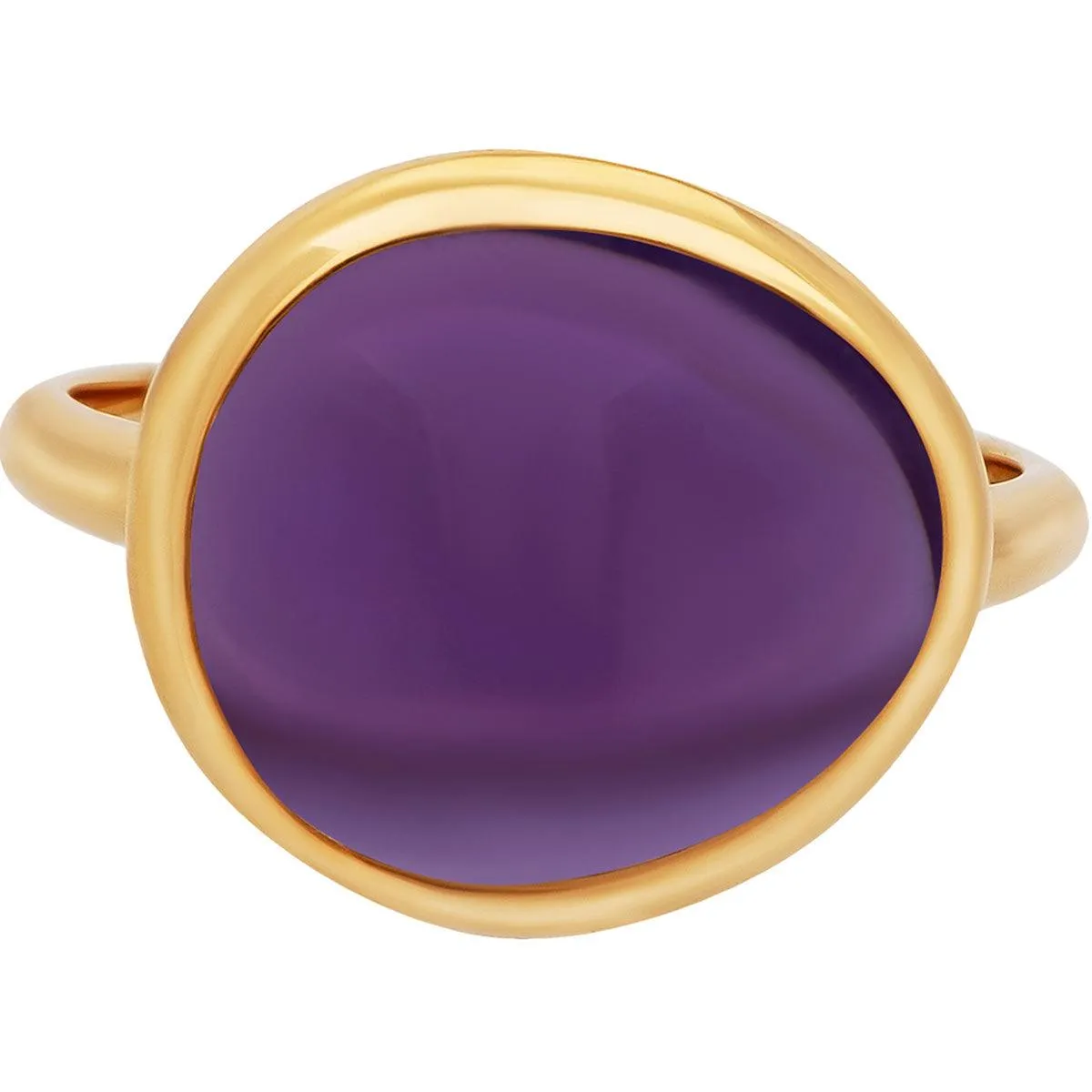 Fred of Paris Women's Ring - Belles Rives 18K RG Amethyst, Size 6.5 | 4B0813-053