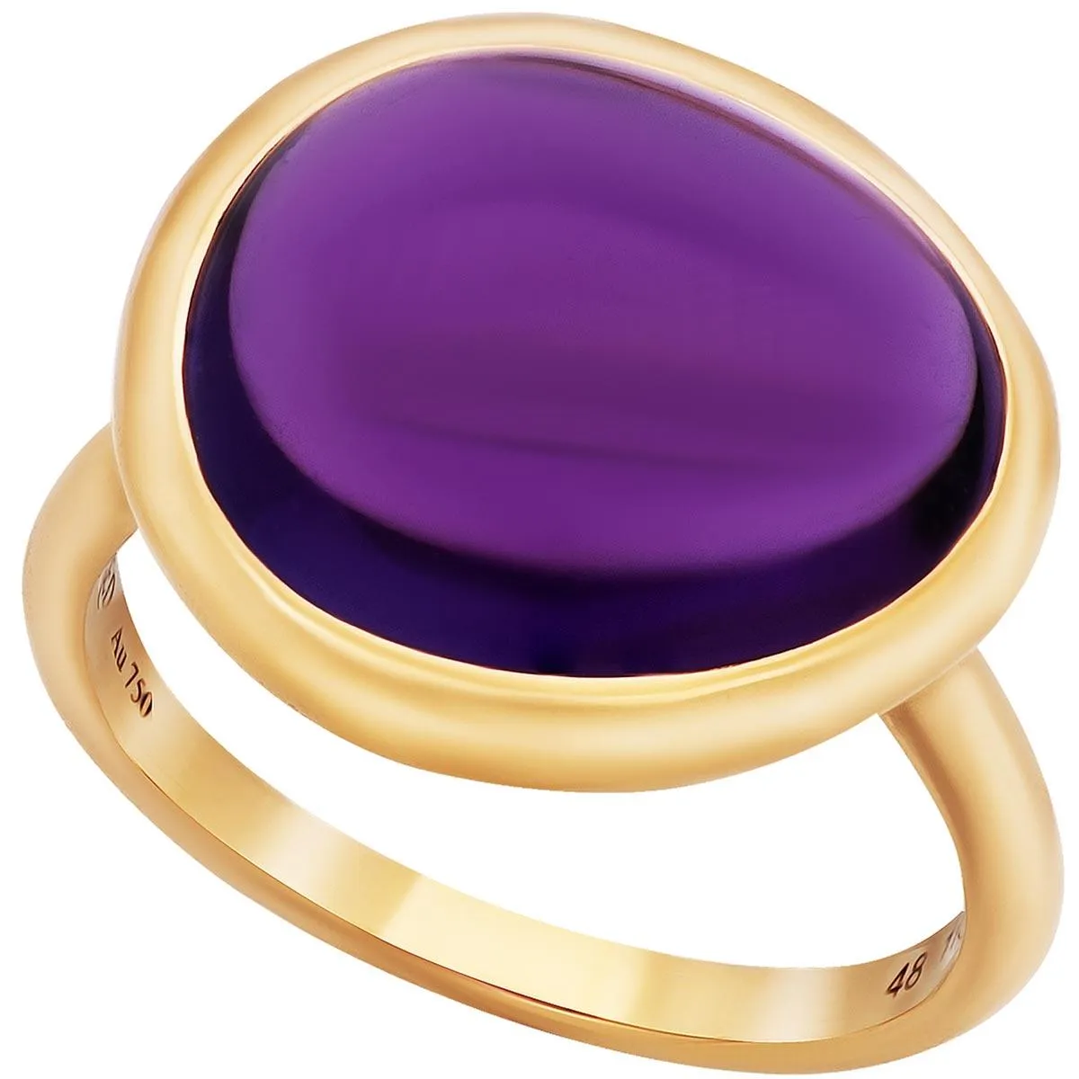 Fred of Paris Women's Ring - Belles Rives 18K RG Amethyst, Size 6.5 | 4B0813-053
