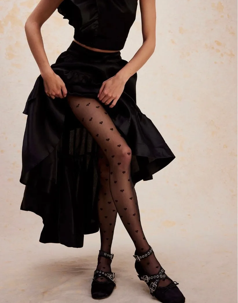Free People Sheer Heart Tights