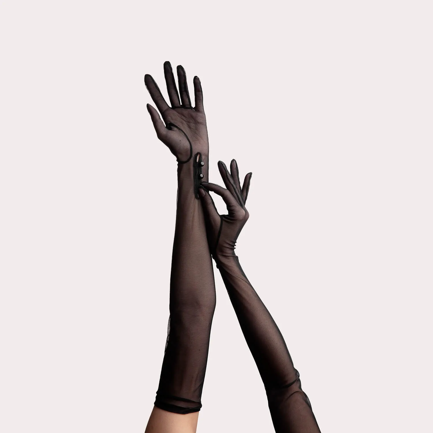 French Nylon Hosiery Opera Glove