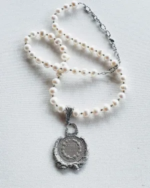 Freshwater Pearl Coin Necklace