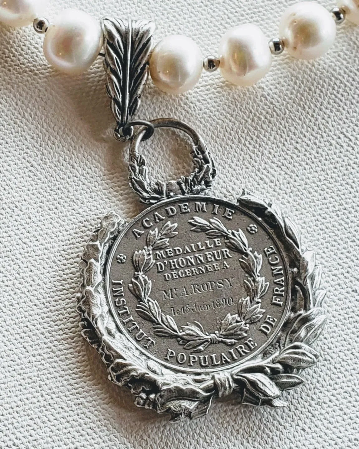 Freshwater Pearl Coin Necklace