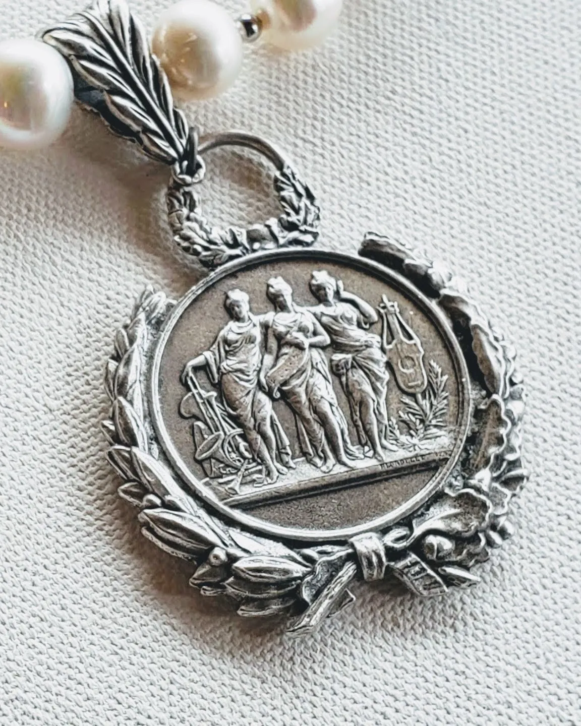 Freshwater Pearl Coin Necklace