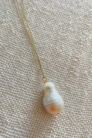 Freshwater Pearl Necklace - Small Teardrop