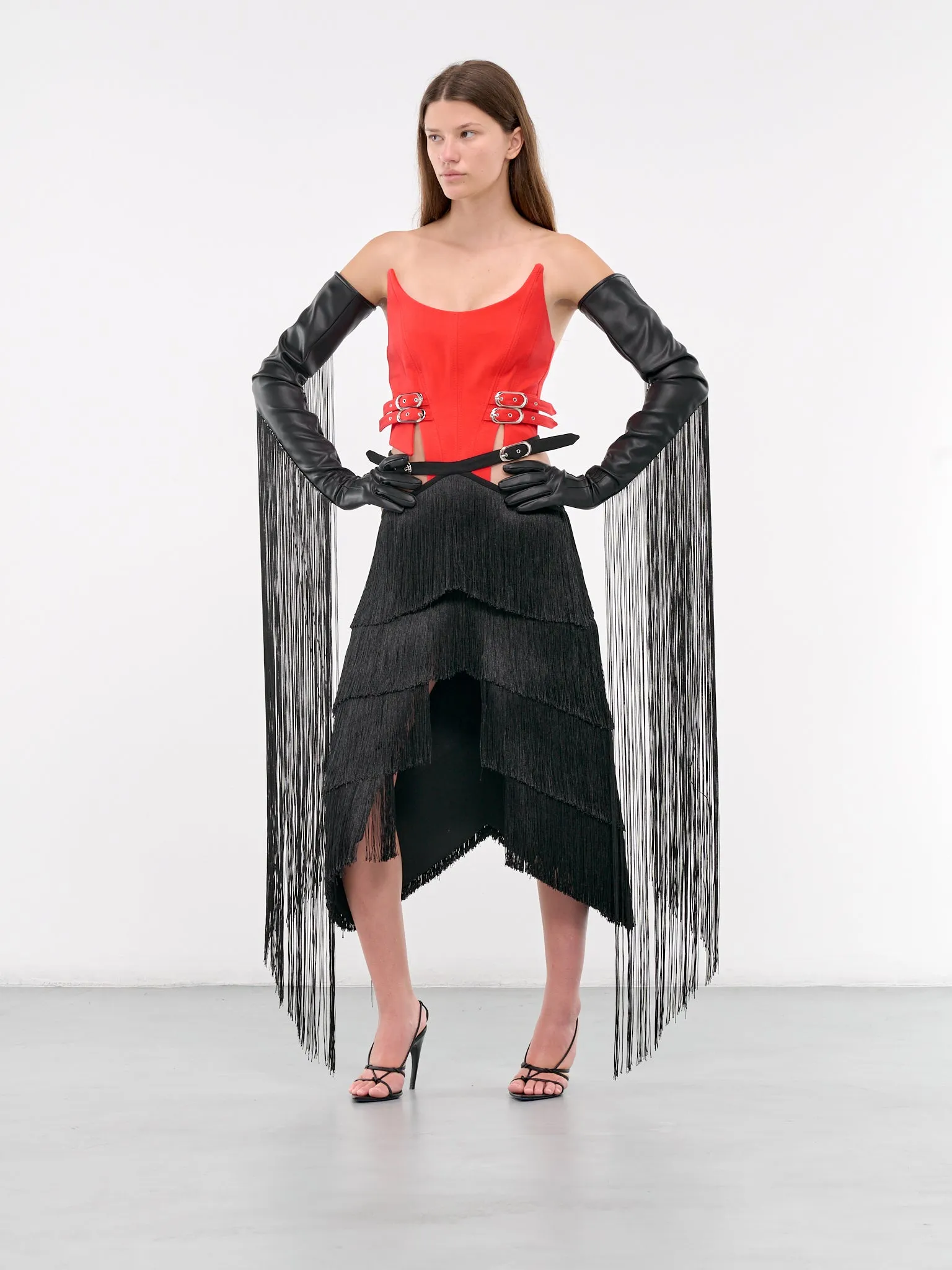 Fringe Gloves (GLVLBK02-BLACK)