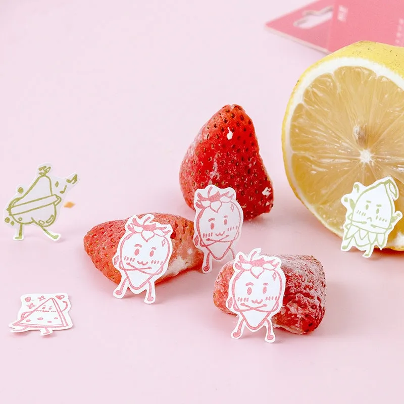 Fruit-themed Cute Cartoon Rubber Stamp