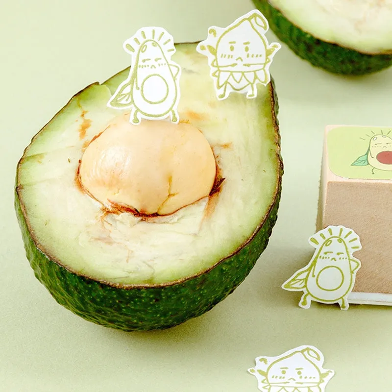 Fruit-themed Cute Cartoon Rubber Stamp