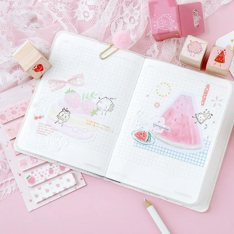 Fruit-themed Cute Cartoon Rubber Stamp