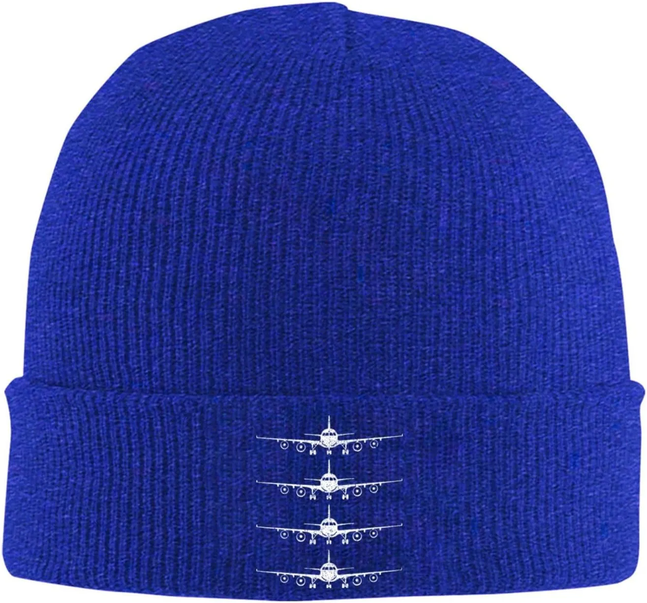 Funny Airplanes Airline Pilot Airplane Aircraft Lover Hat Beanie for Women Warm Winter Hats Knit Hat Soft Beanie Cap