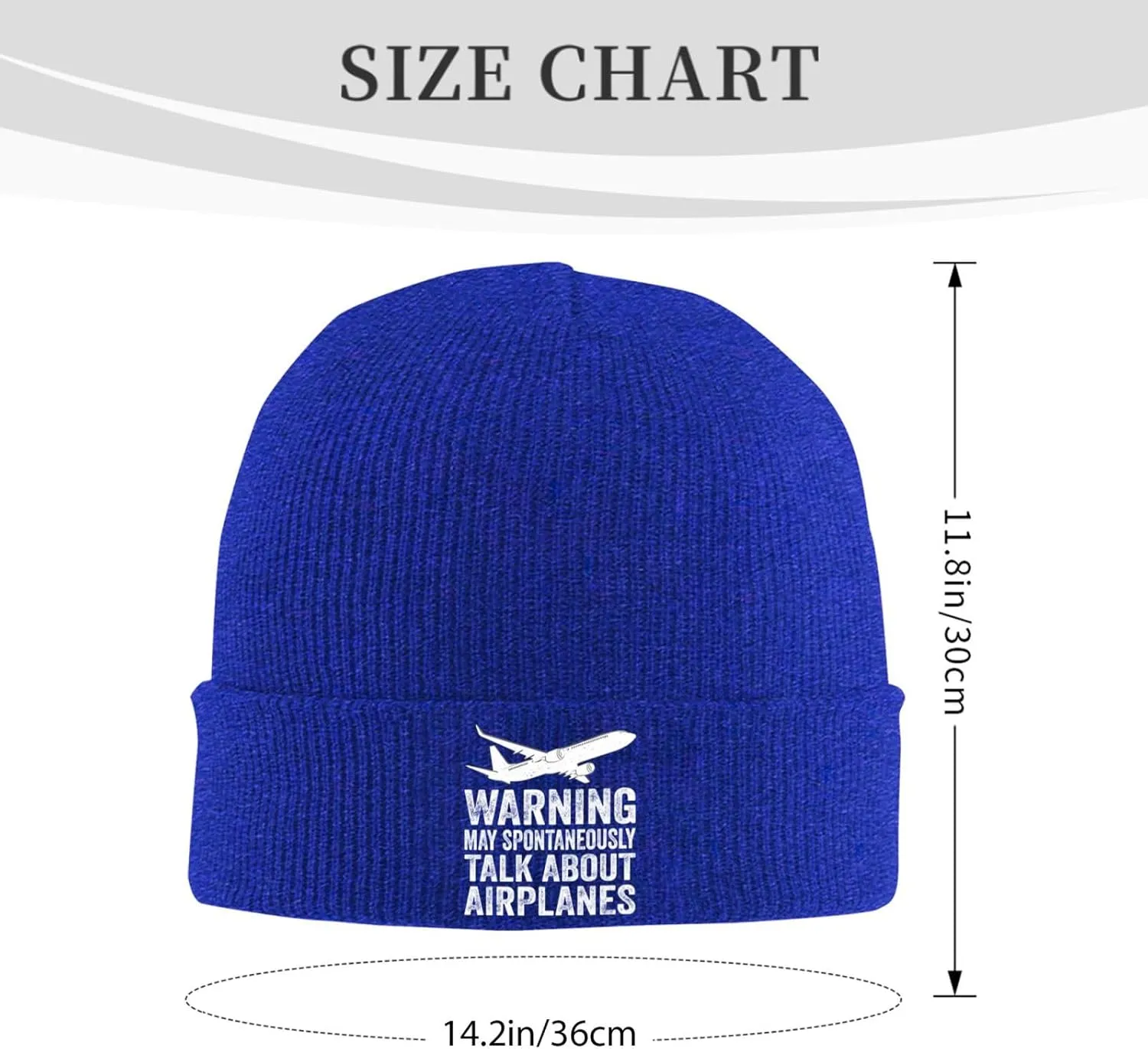 Funny Airplanes Airline Pilot Airplane Aircraft Lover Hat Men Warm Winter Hats Knit Cap Beanie Cap Beanies Watch Hat