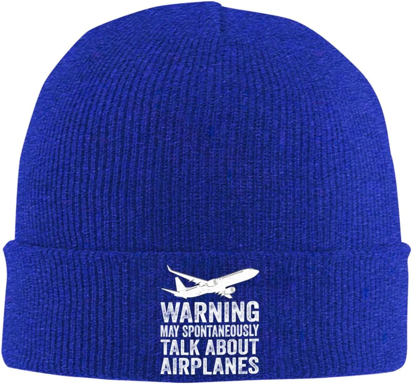 Funny Airplanes Airline Pilot Airplane Aircraft Lover Hat Men Warm Winter Hats Knit Cap Beanie Cap Beanies Watch Hat