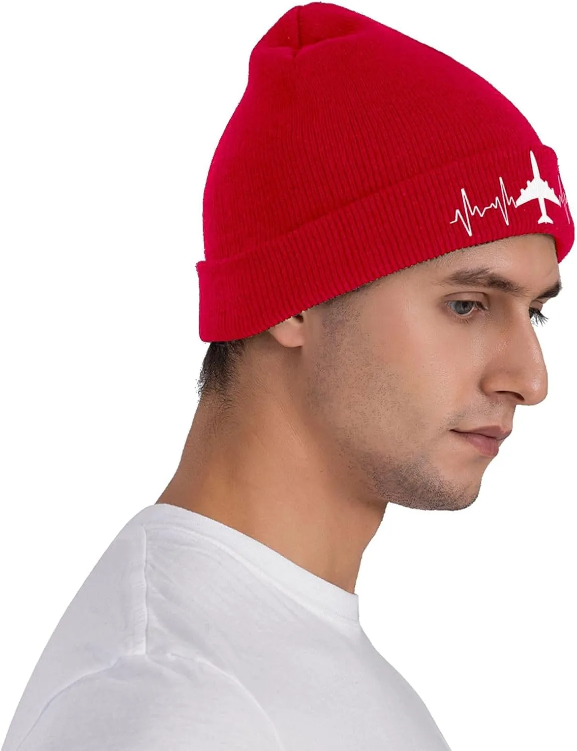 Funny Airplanes Airline Pilot Airplane Aircraft Lover-Winter Hat Knit Beanie Hats Slouchy Warm Beanies Ski Skull Cap