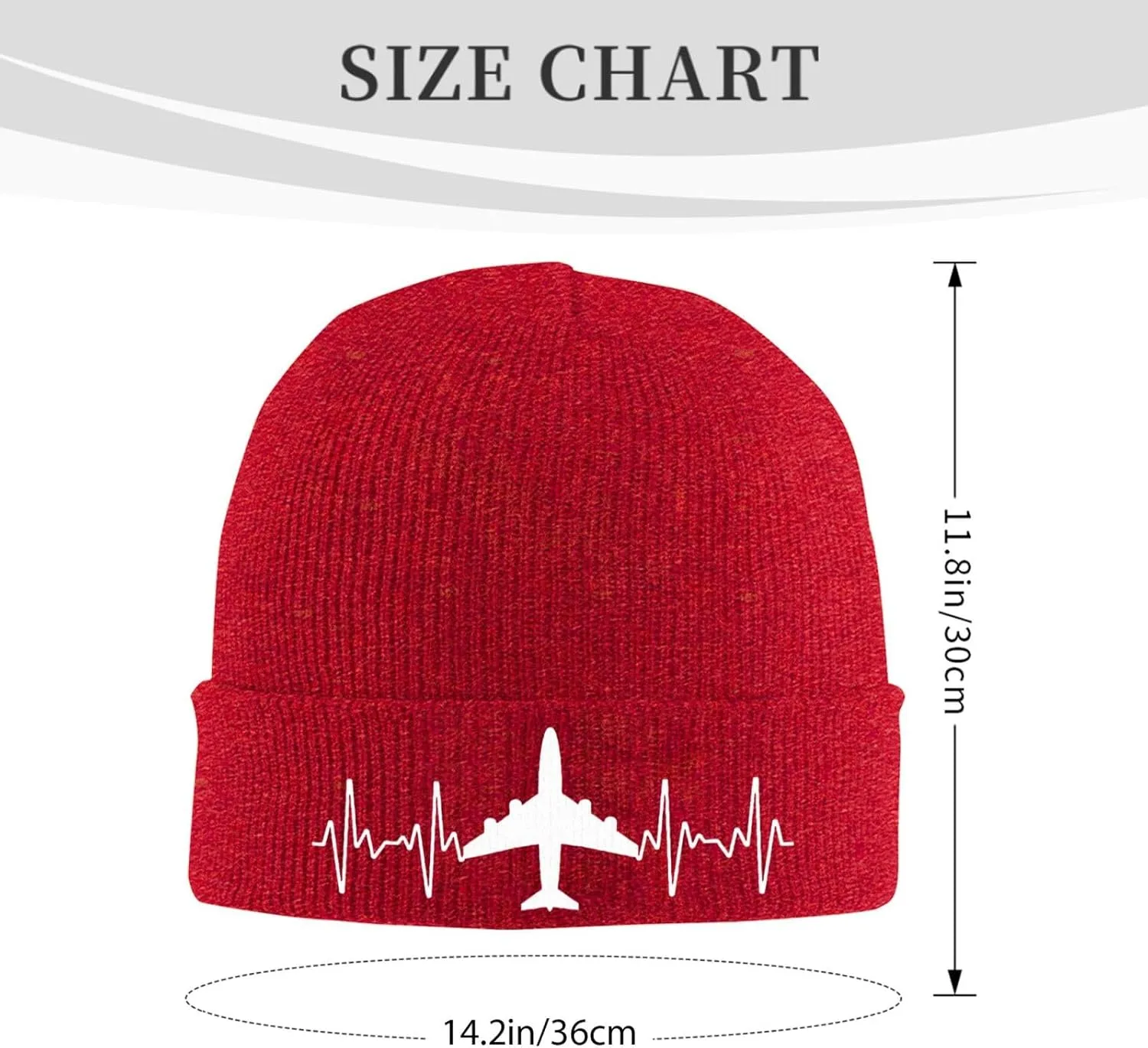 Funny Airplanes Airline Pilot Airplane Aircraft Lover-Winter Hat Knit Beanie Hats Slouchy Warm Beanies Ski Skull Cap