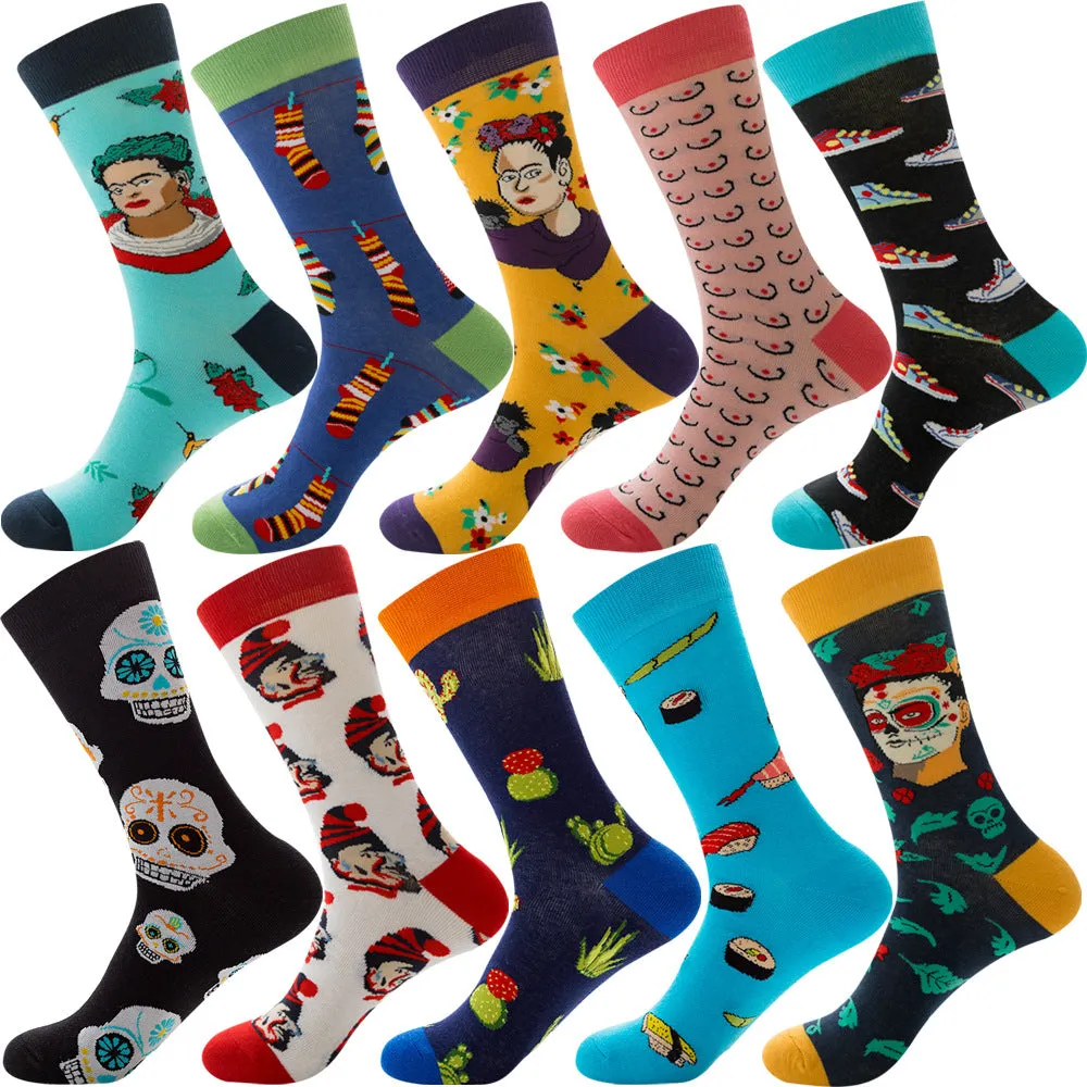 Funny Cotton Socks 1 Pair Set
