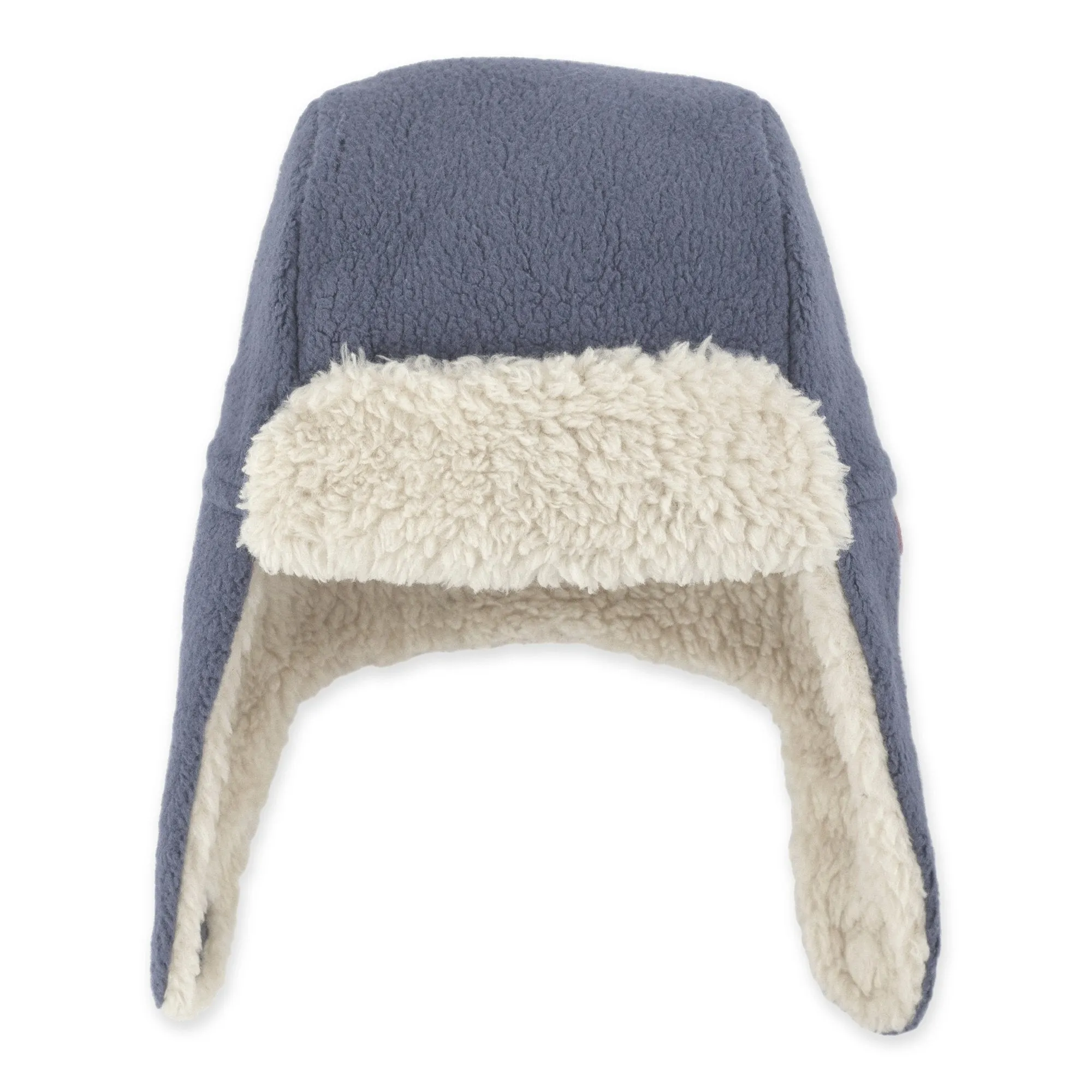 Furry Fleece Trapper Hat - Denim Navy