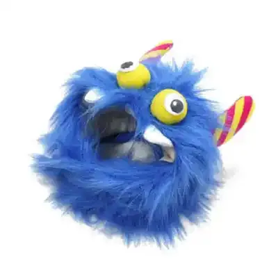 Furry Monster Hat - Blue