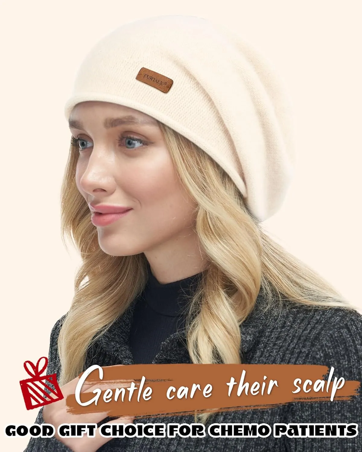 FURTALK Slouchy Beanies for Women Winter Hats Soft Warm Beanie Hat Ladies Knitting Skull Beanies