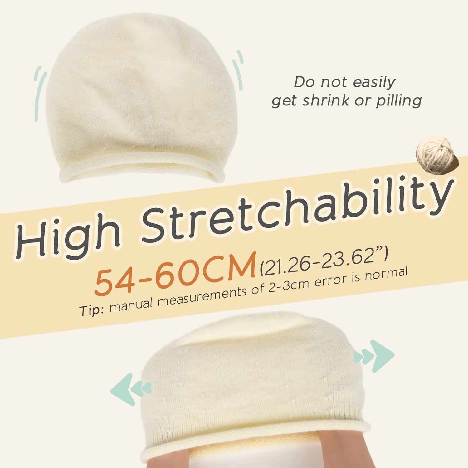 FURTALK Slouchy Beanies for Women Winter Hats Soft Warm Beanie Hat Ladies Knitting Skull Beanies