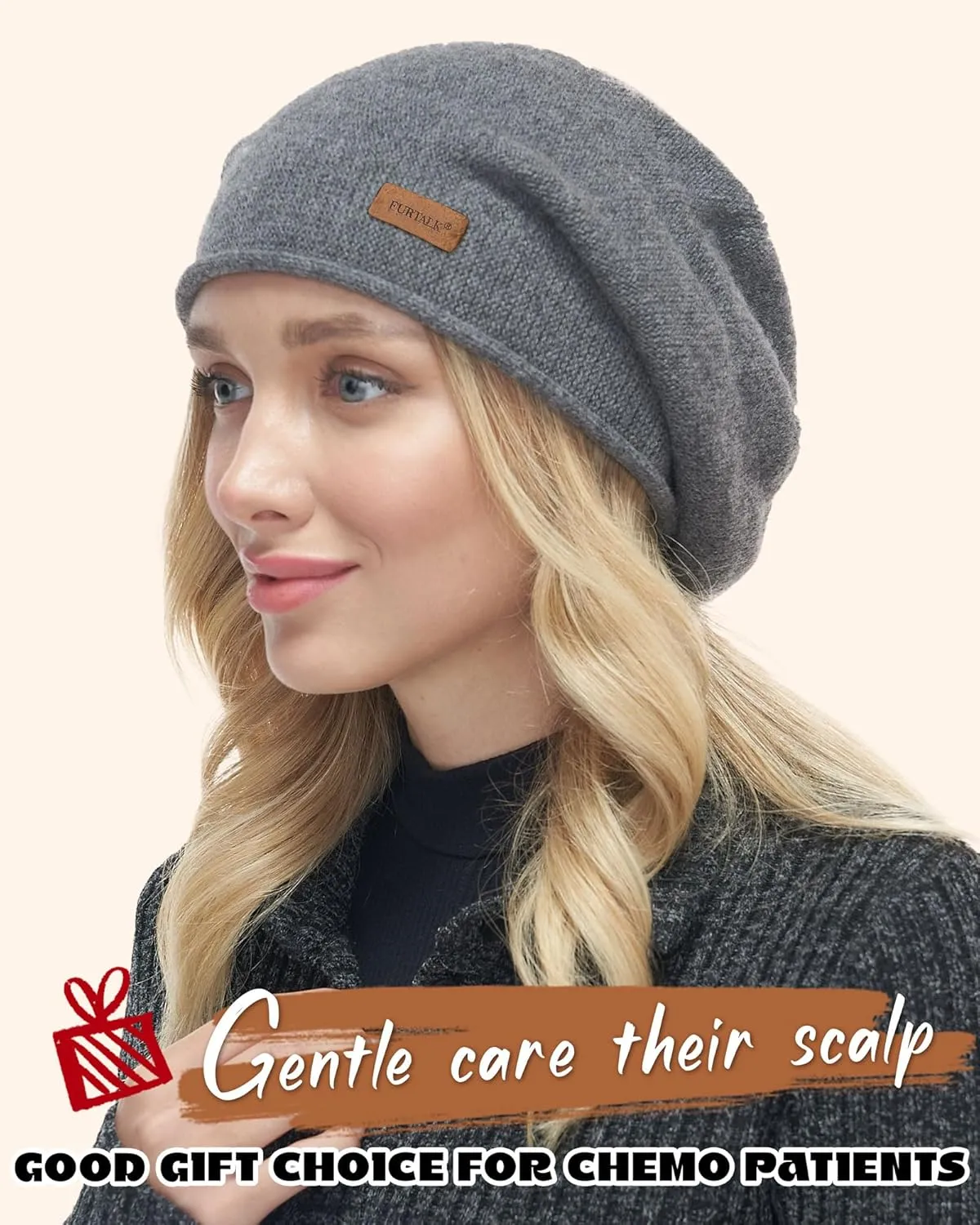 FURTALK Slouchy Beanies for Women Winter Hats Soft Warm Beanie Hat Ladies Knitting Skull Beanies