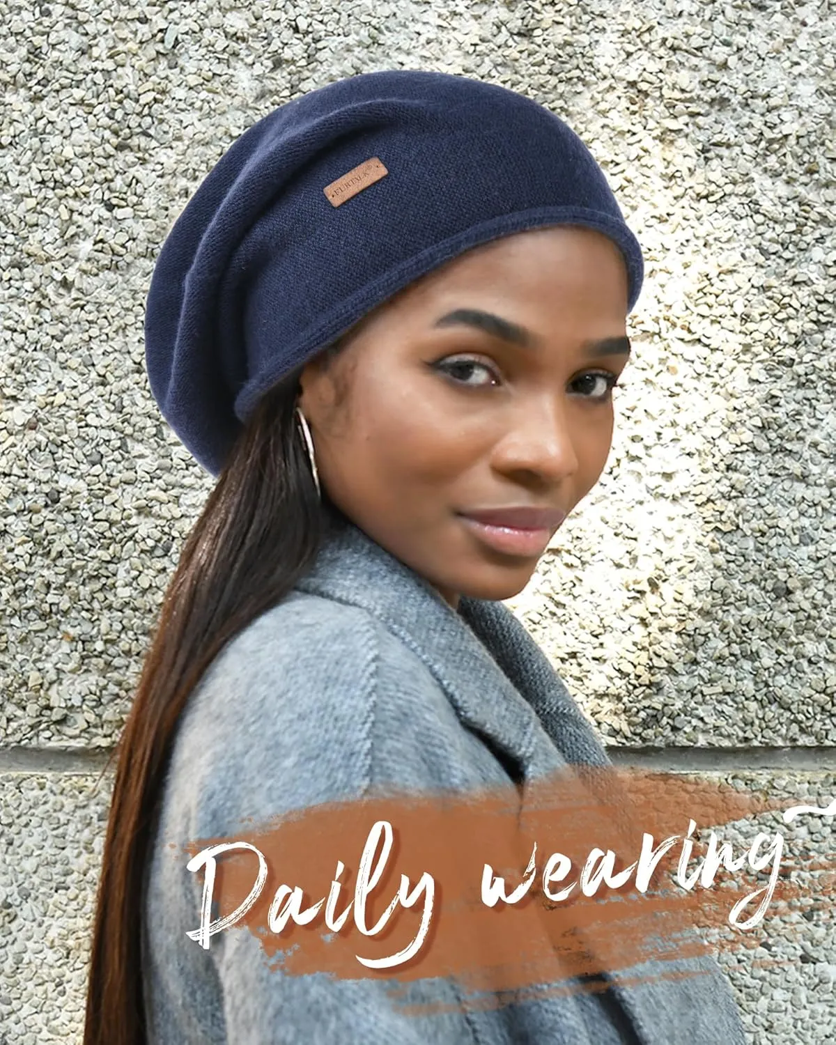FURTALK Slouchy Beanies for Women Winter Hats Soft Warm Beanie Hat Ladies Knitting Skull Beanies