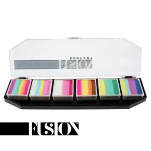 Fusion Body Art | Lodie Up Face Painting Palette - Cute Pastel Rainbow