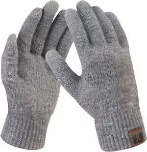FZ FANTASTIC ZONE Women's Winter Touchscreen Wool Magic Gloves Warm Knit Fleece Lined for Women