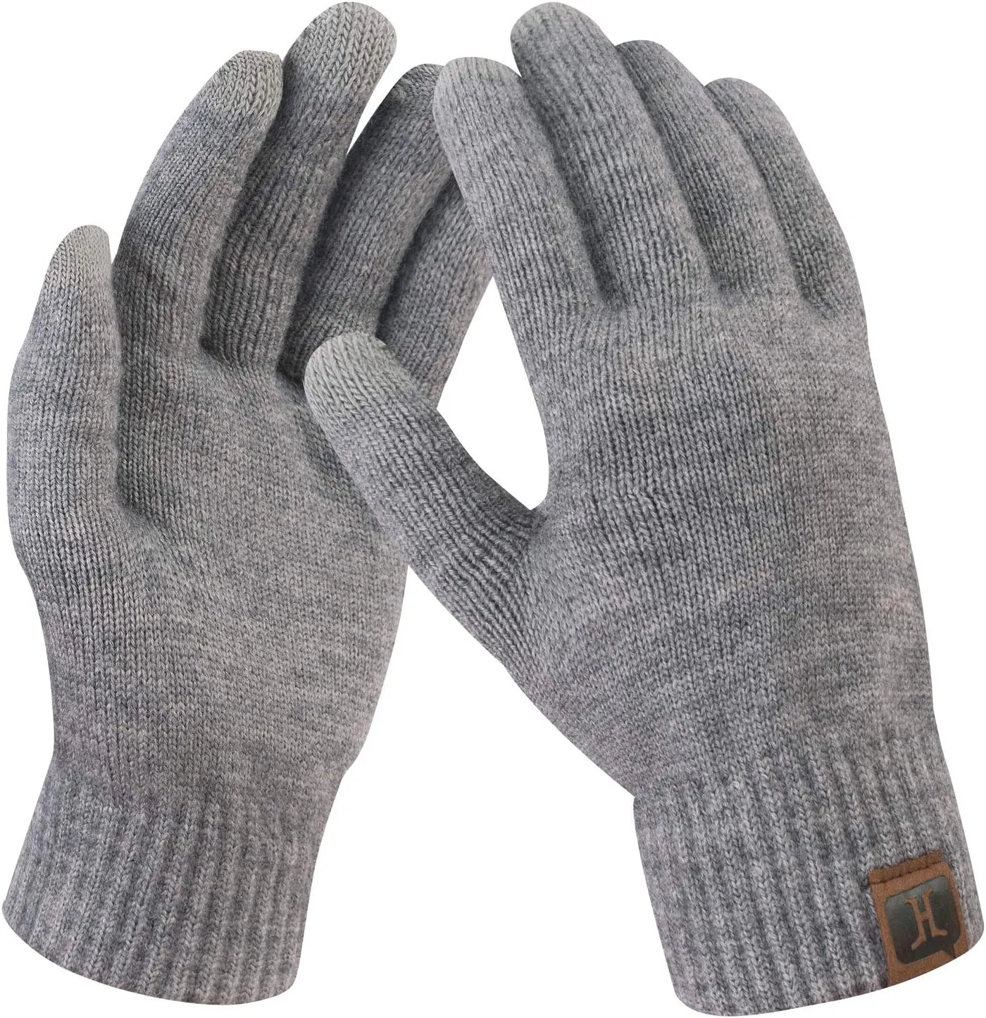 FZ FANTASTIC ZONE Women's Winter Touchscreen Wool Magic Gloves Warm Knit Fleece Lined for Women