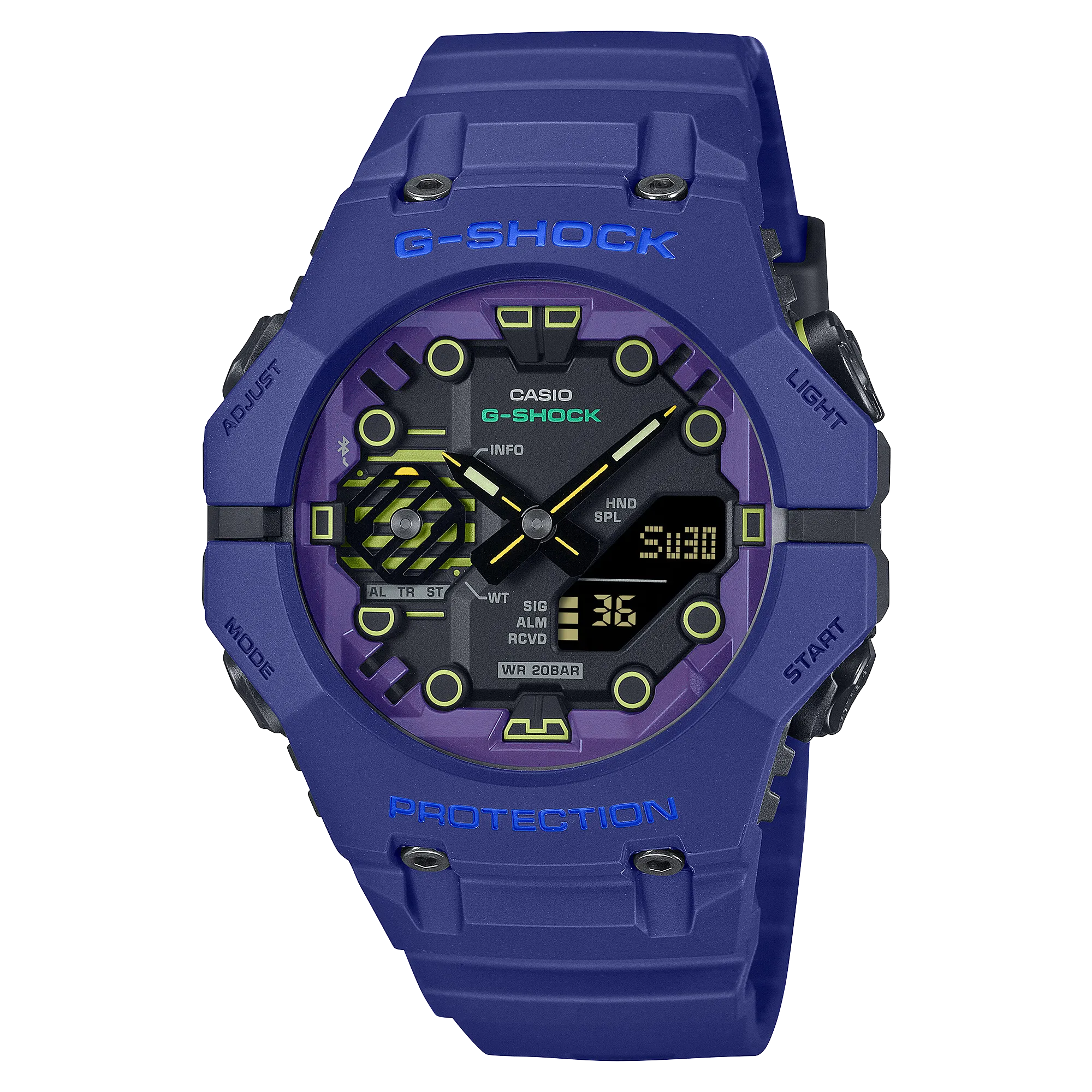 G-Shock Analog Digital DUO Cyberspace Blue Resin Band Watch GAB001CBR-2A