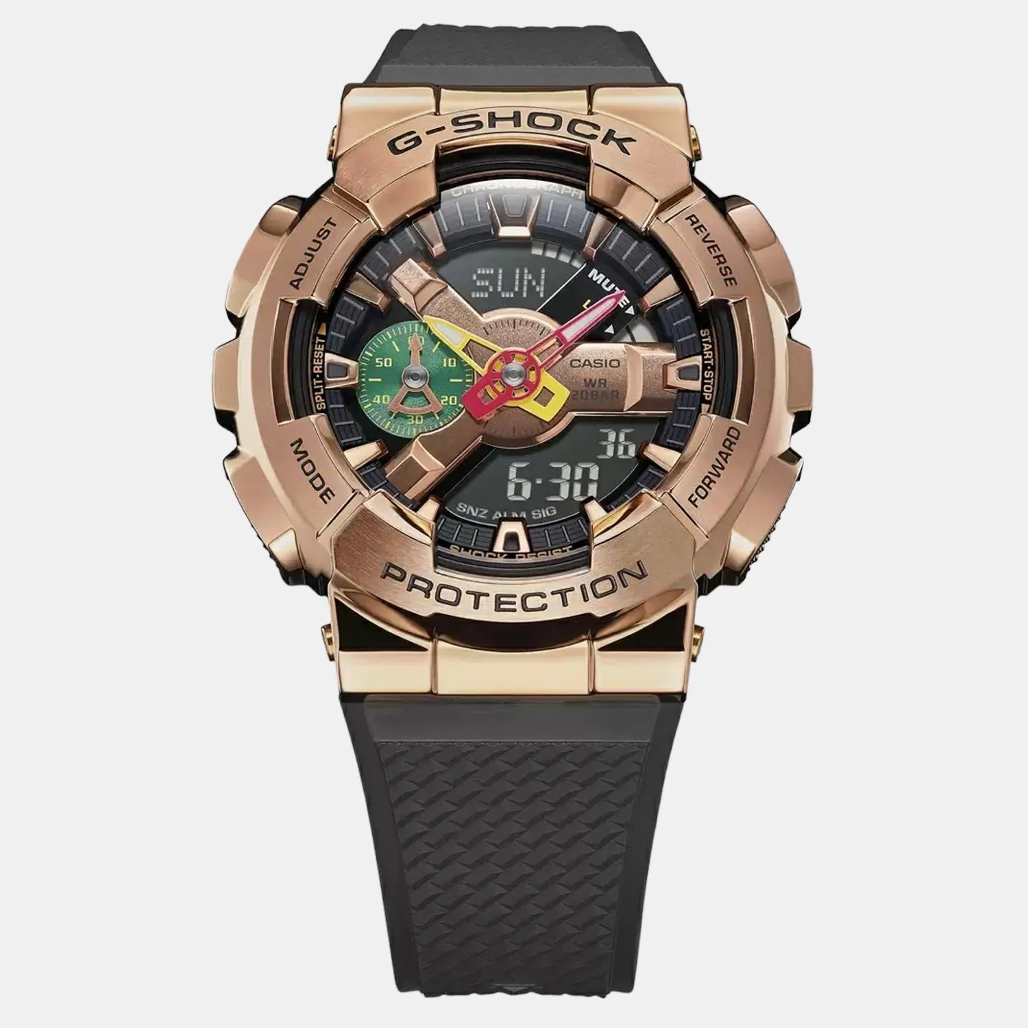 G-Shock Men's Analog-Digital Resin Watch G1170 - GM-110RH-1ADR