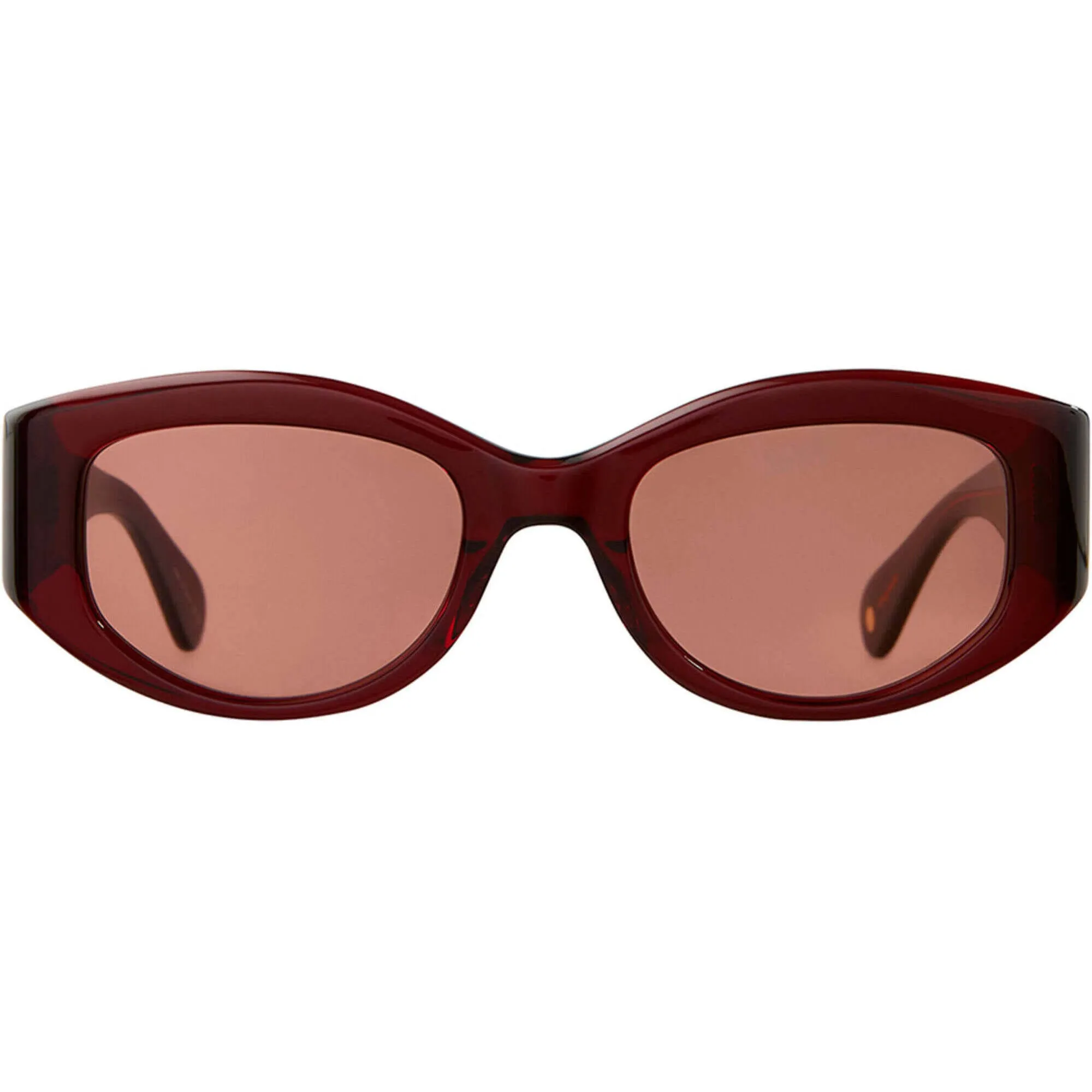 Garrett Leight Women's Sunglasses - Merlot Acetate Cat Eye | RETRO BIGGIE MER/BOR