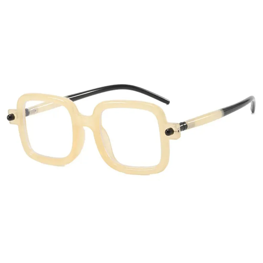 Geeky Square Clear Lens Glasses