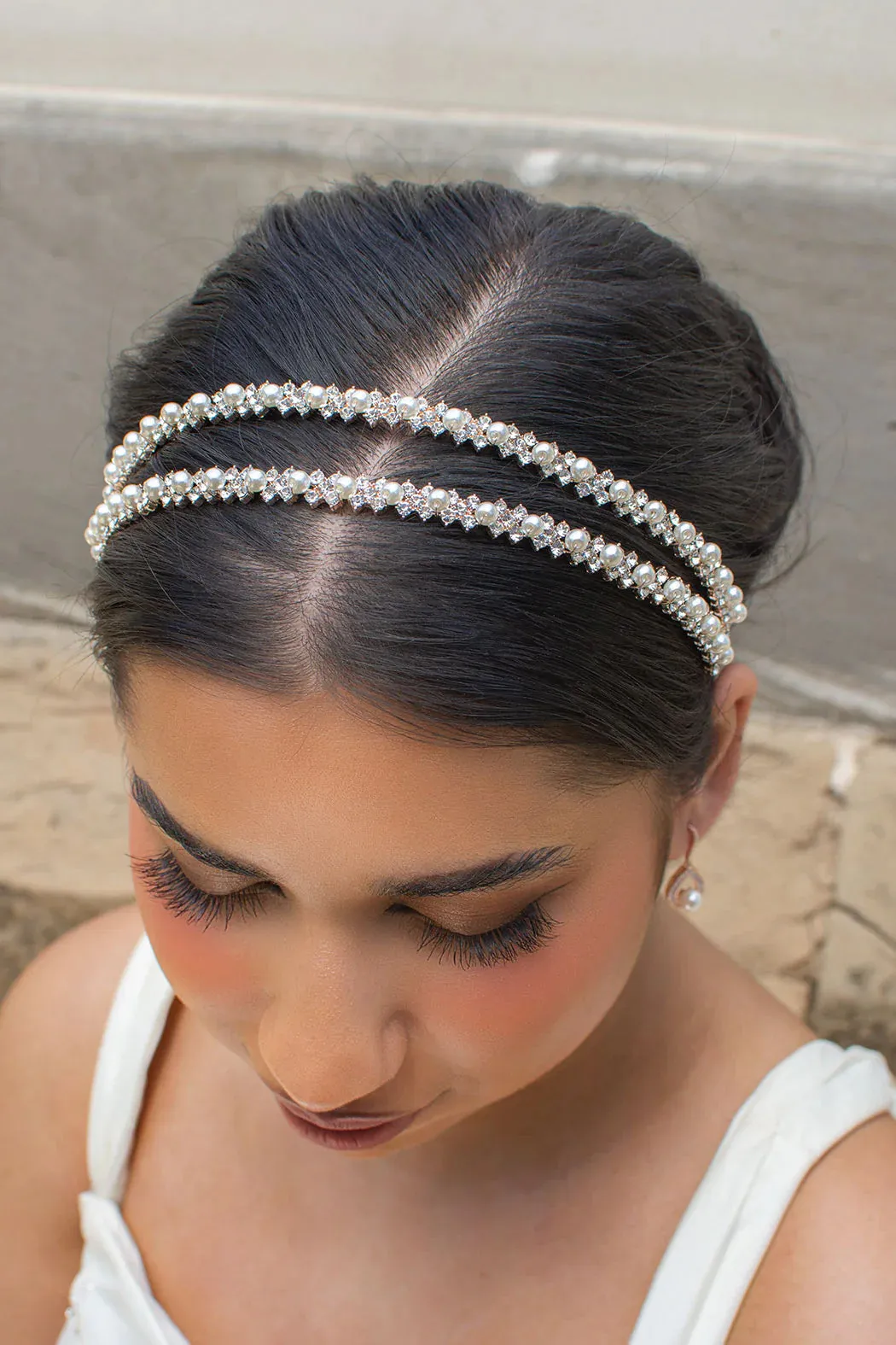 Genevieve Double Row Head Band