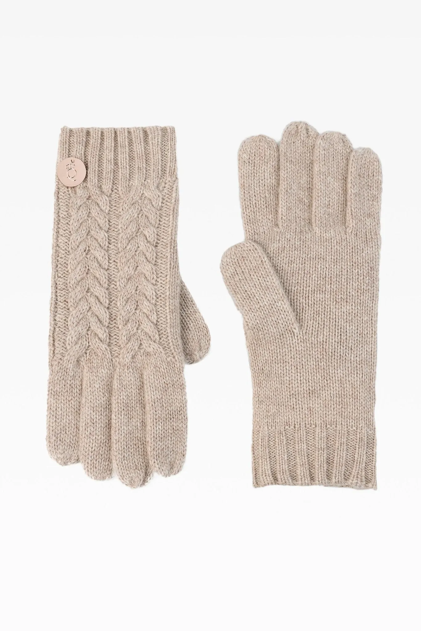 Georgie Cable Rib Gloves