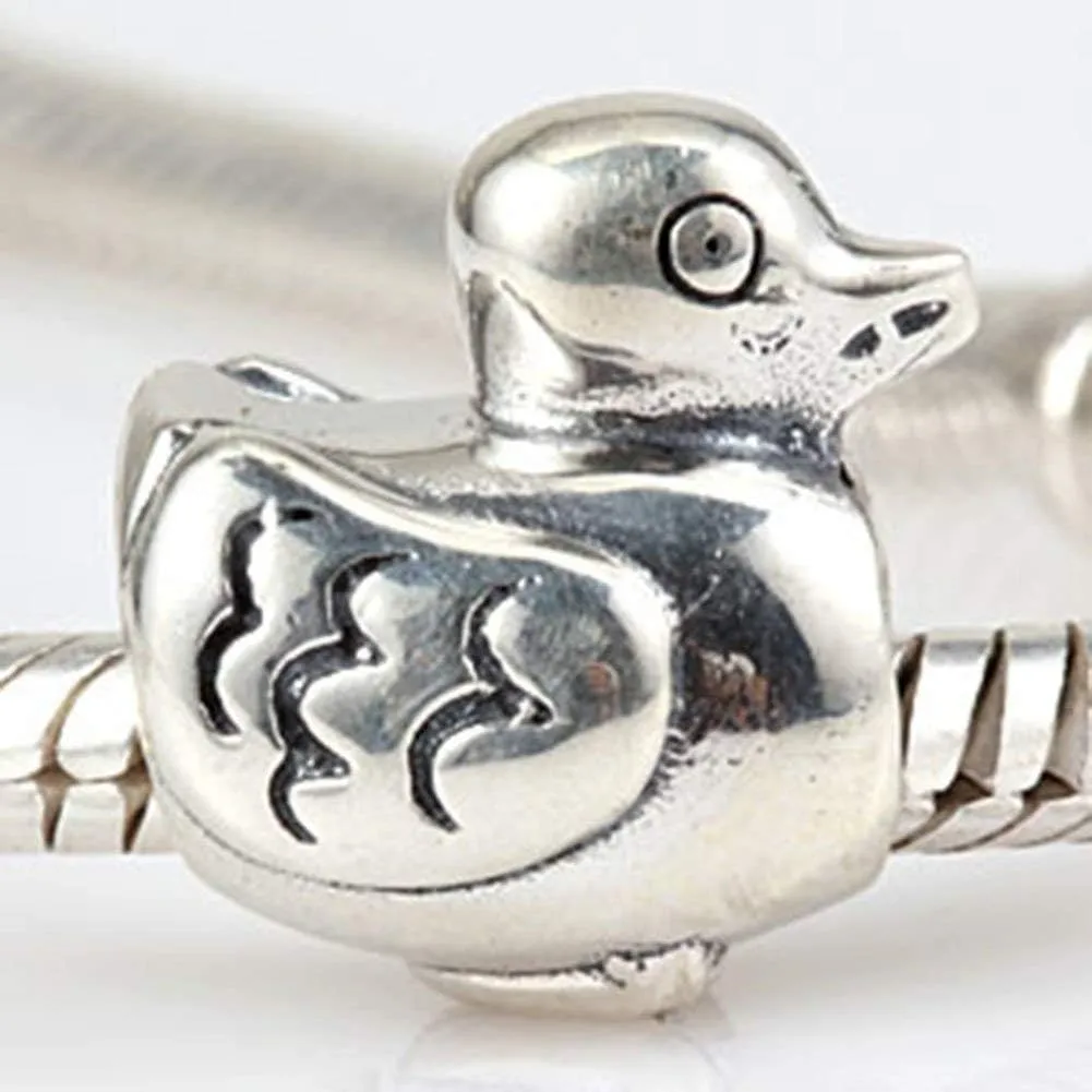 Giraffe Charm 925 Sterling Silver Animal Charm Lucky Charm for Bracelet