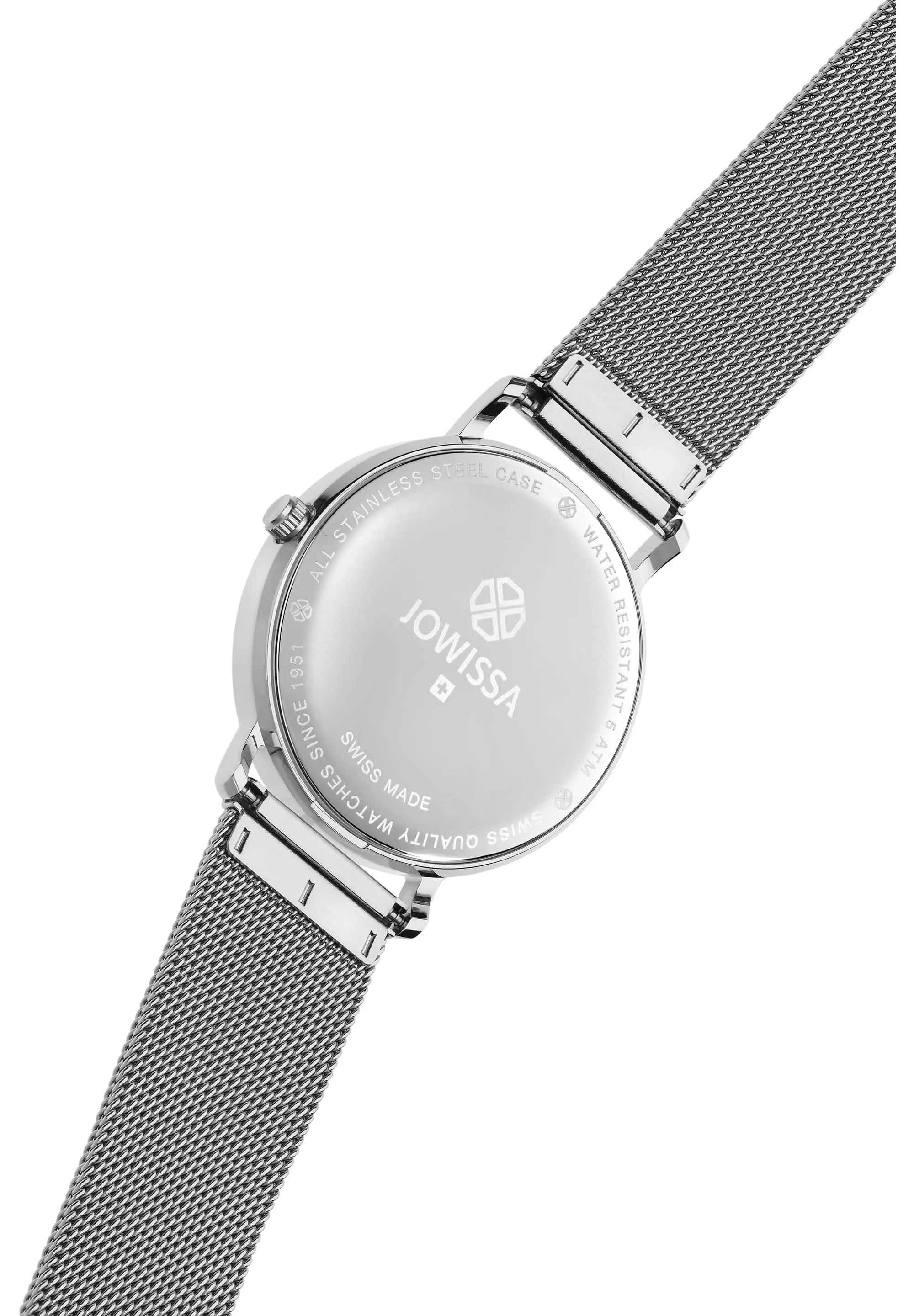 Glamorous Swiss-Made Ladies Watch with Sparkling Mother of Pearl Dial