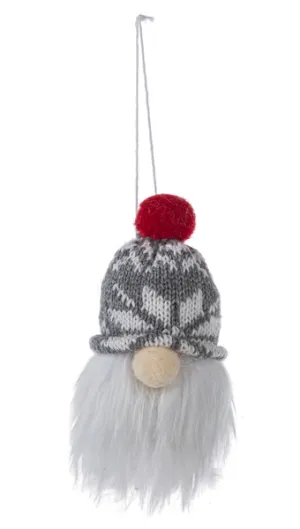 Gnome in Knit Hat Ornament -