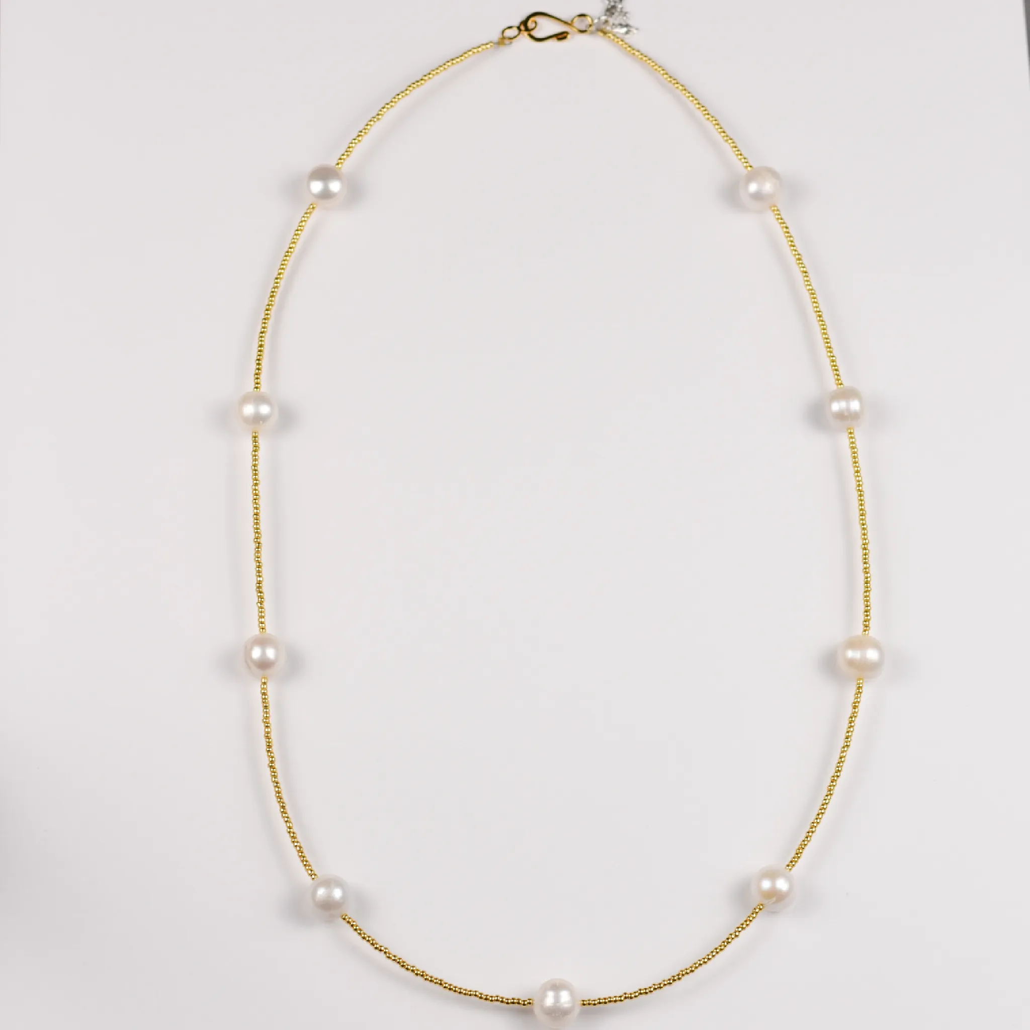 Gold and Freshwater Pearl Henrietta Necklace
