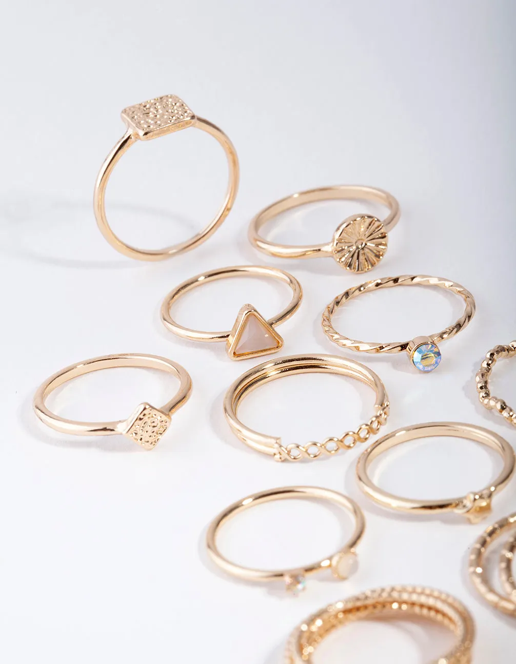 Gold Diamond Cut Ring 26-Pack