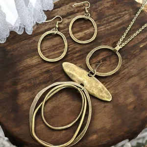 Gold Layered Necklace Set