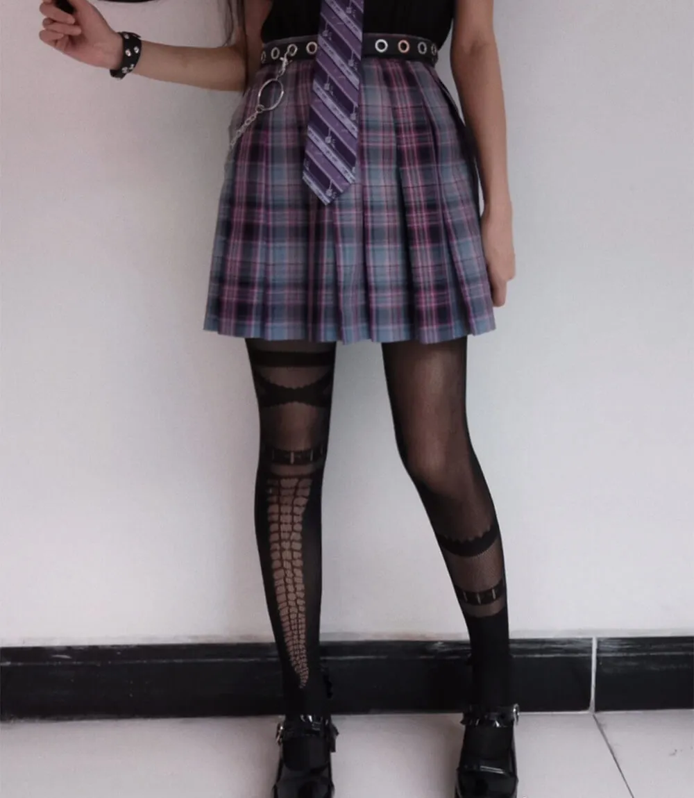 Gothic Abyss Ball Fishnet Stockings