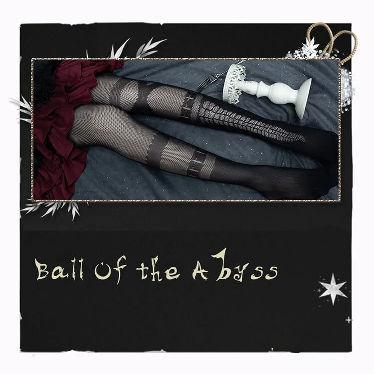 Gothic Abyss Ball Fishnet Stockings