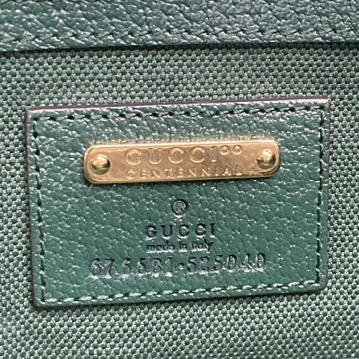 Gucci Gg/Ophidia Cream Green Multi