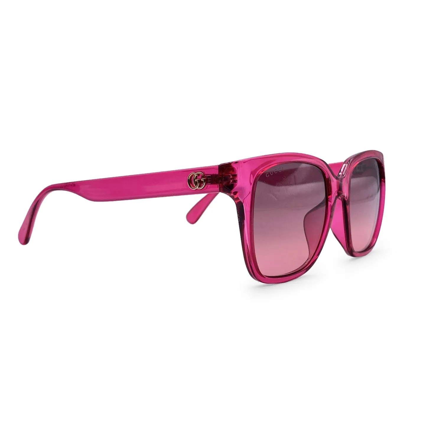 Gucci Pink Acetate GG0715SA 004 Square Sunglasses 53/19 145mm
