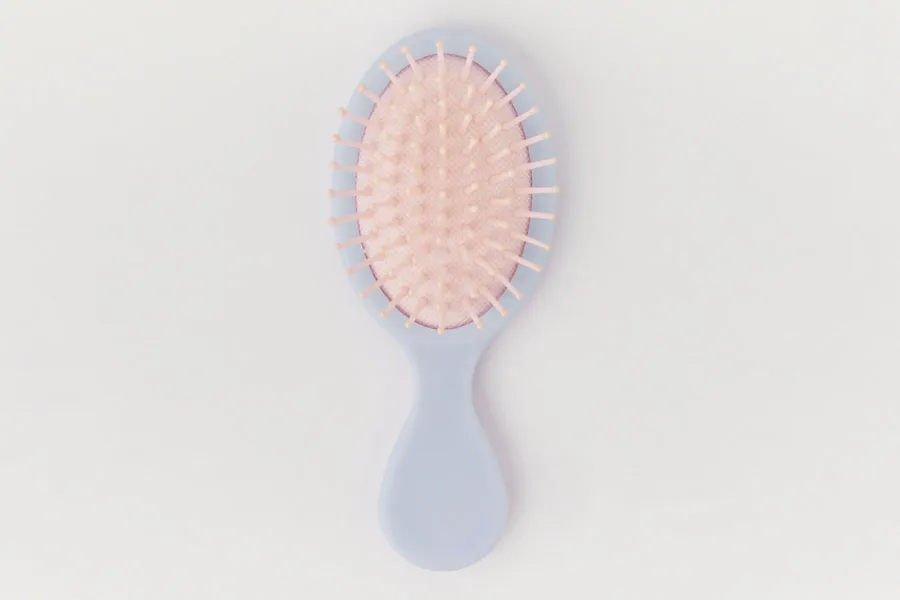 Hair Brush Smile Blue