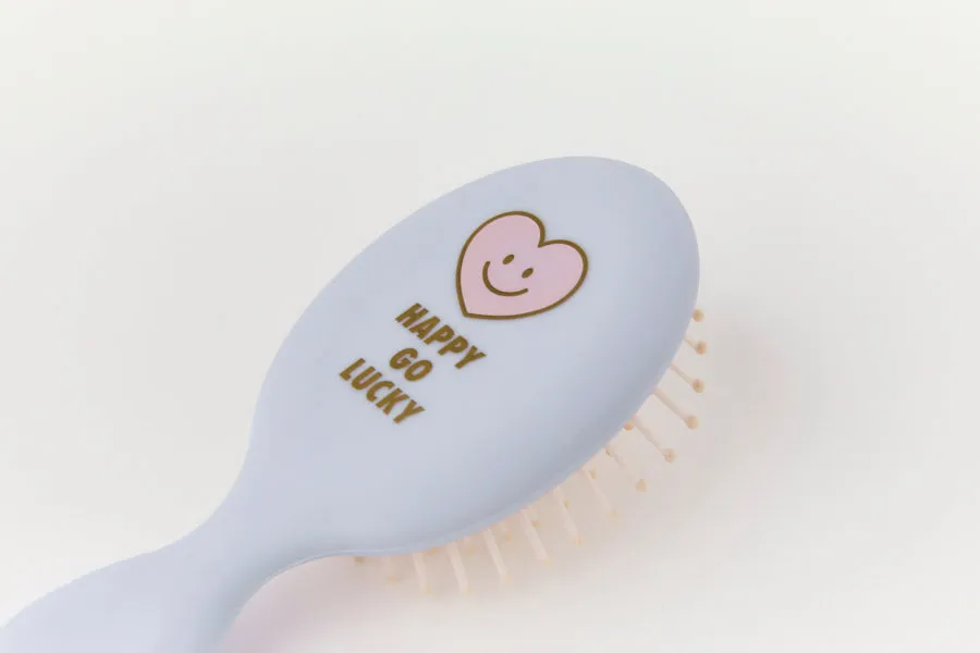 Hair Brush Smile Blue