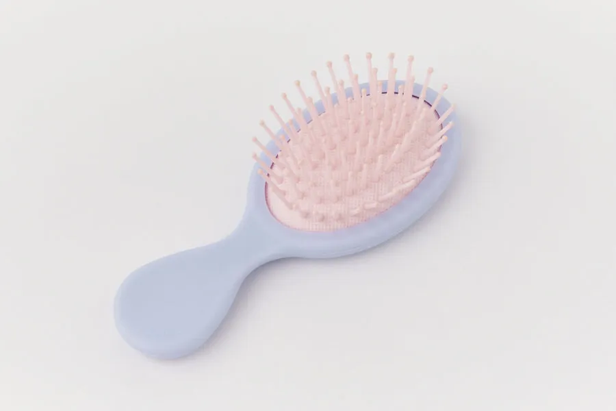 Hair Brush Smile Blue