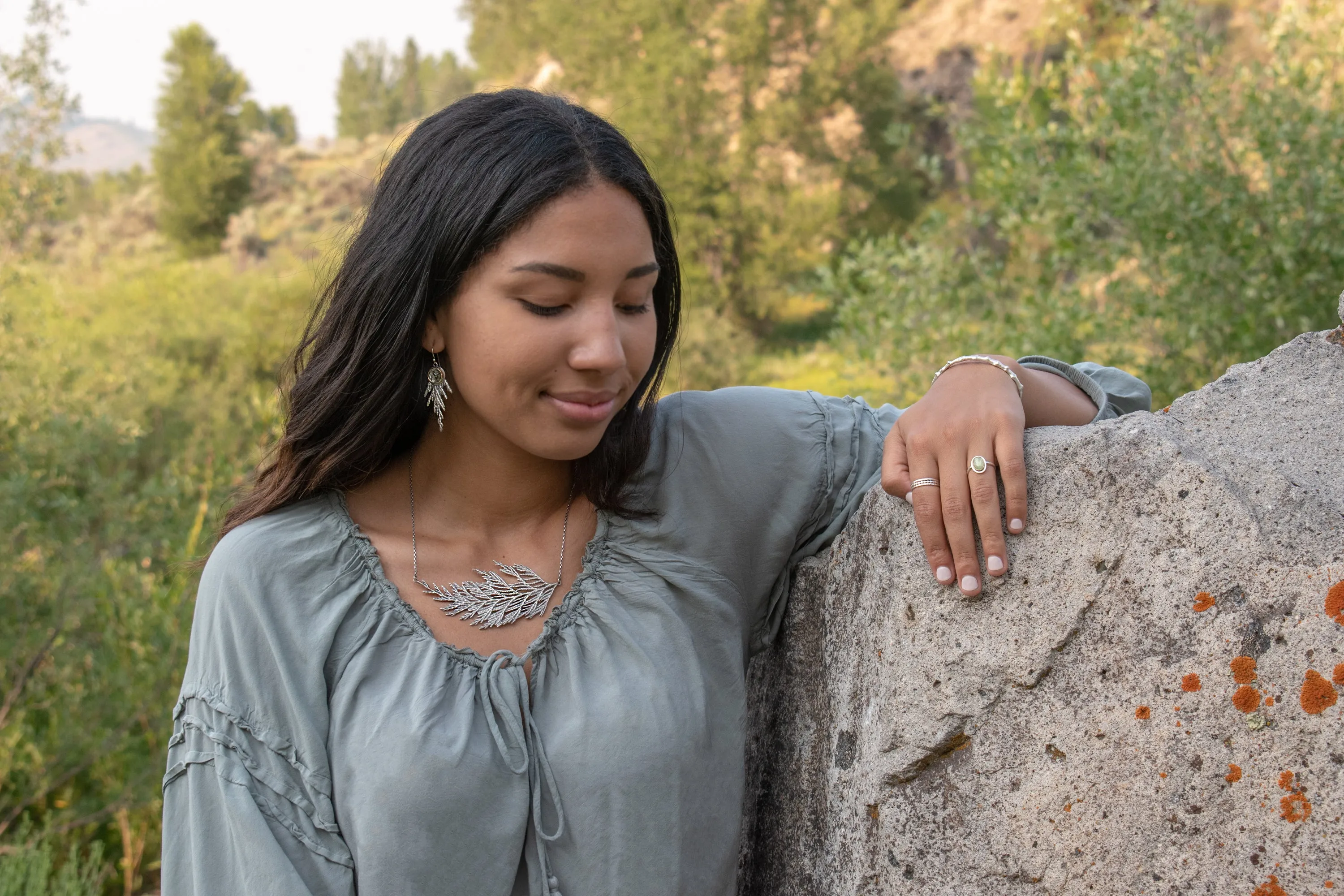 Hammered Stacking Rings (set of 3)