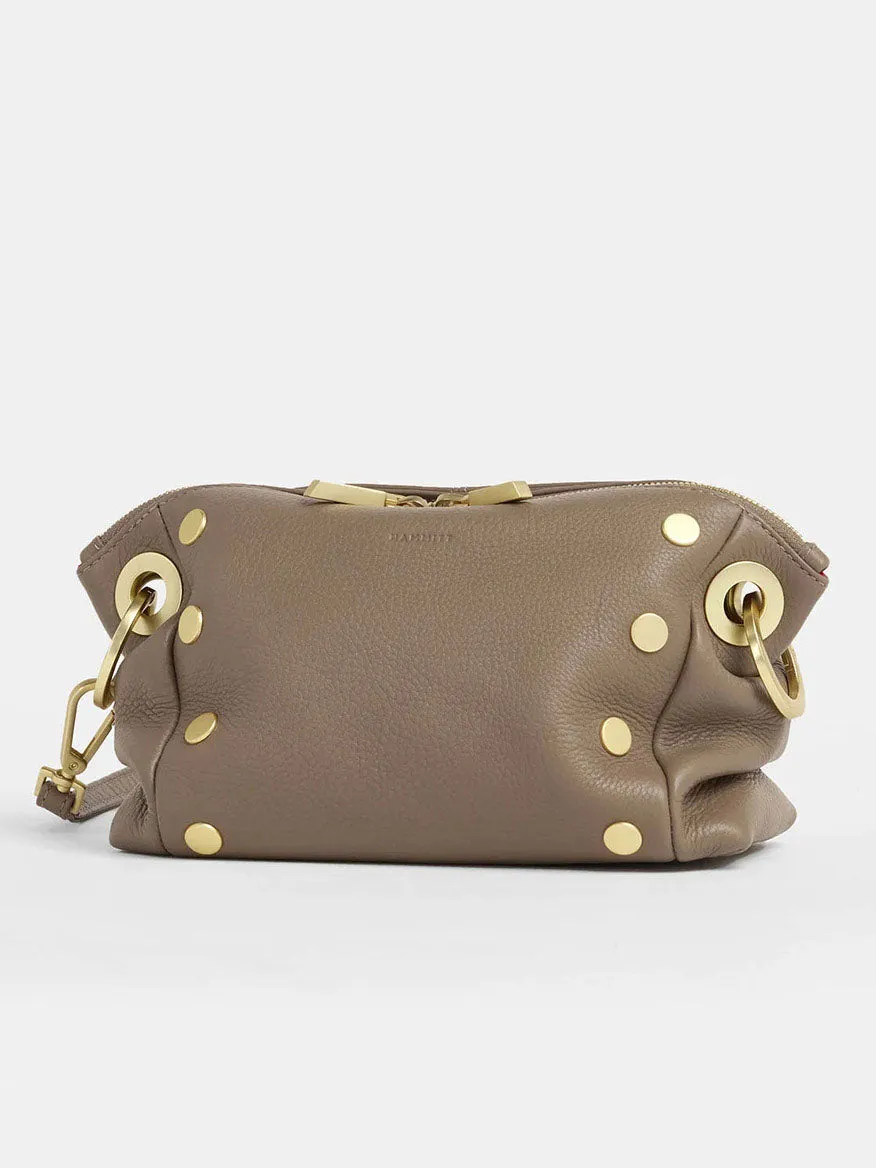 Hammitt Los Angeles Daniel Crossbody Clutch Small in Sculpted Taupe